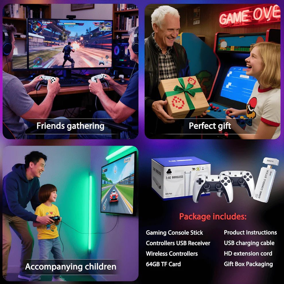 TechWave Retro Game Console - TechWave