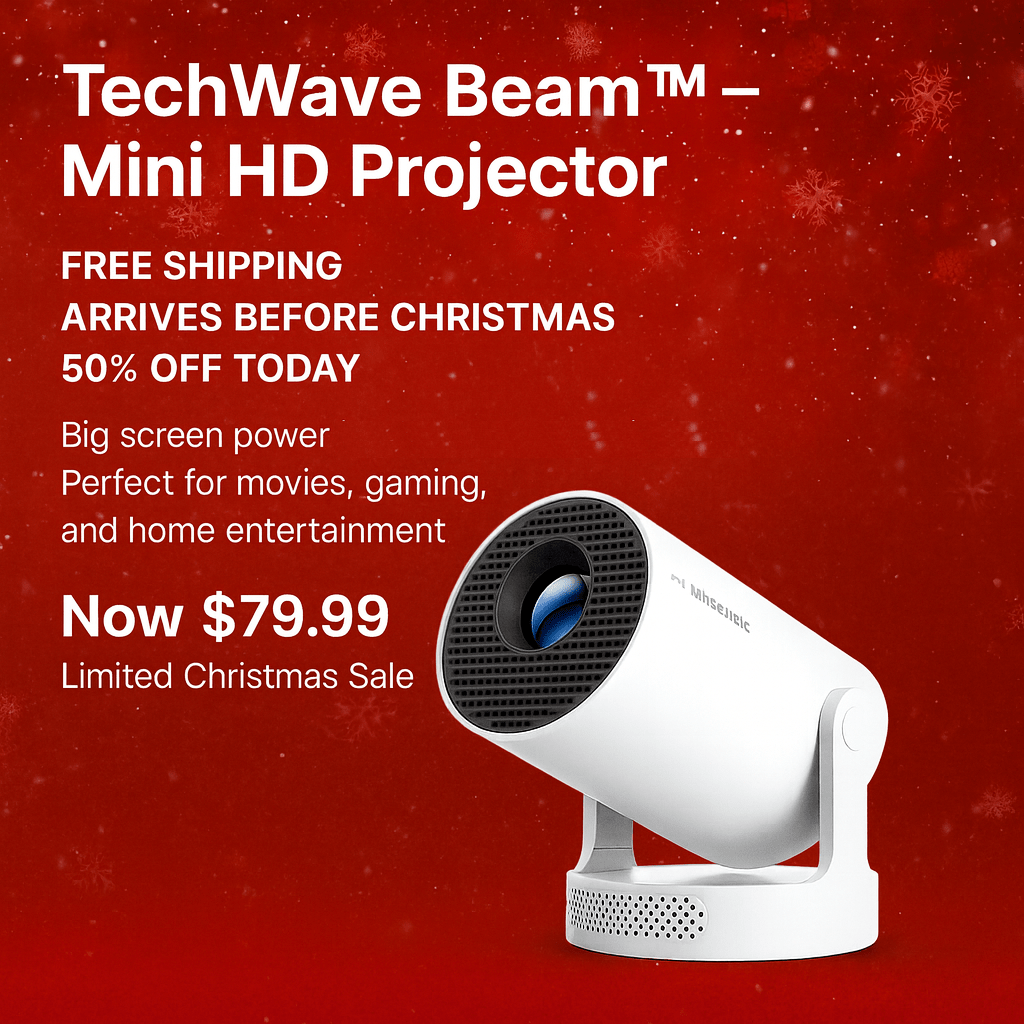TechWave Beam™ – Mini HD Projector - TechWave