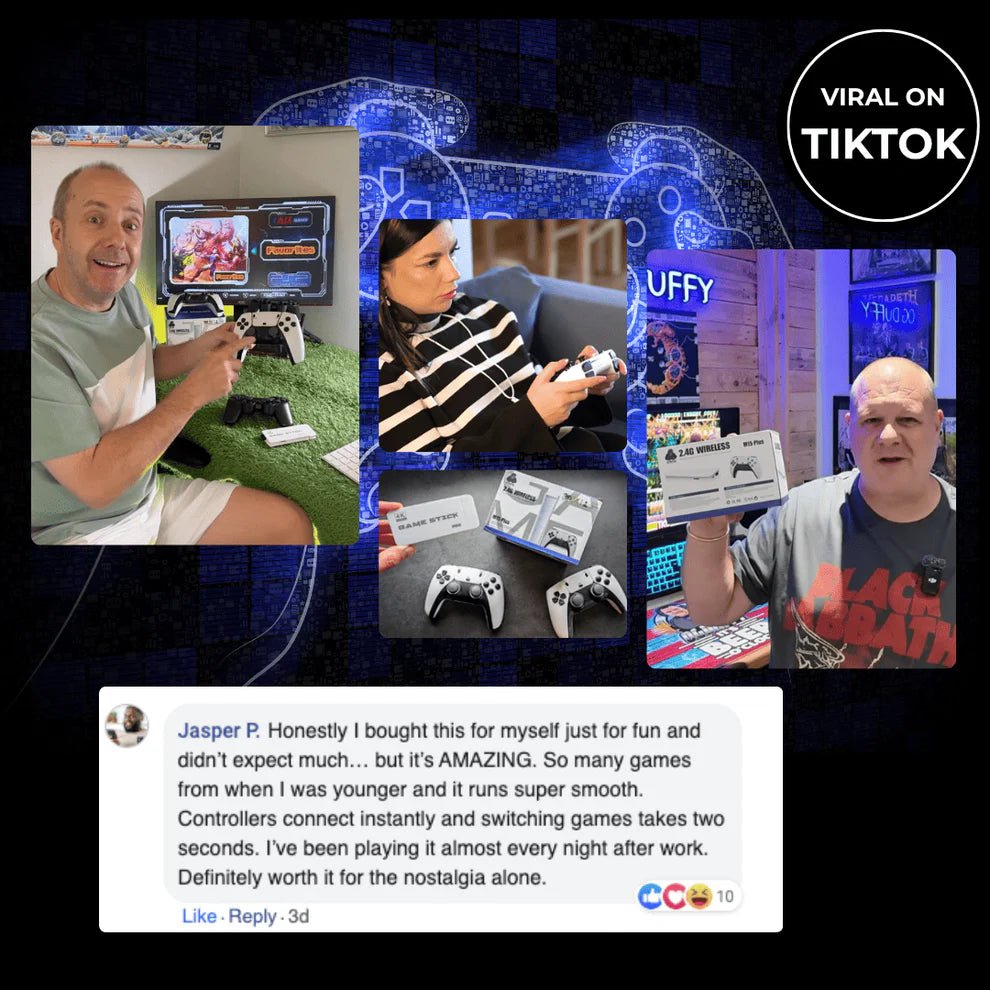 TechWave Retro Game Console - TechWave